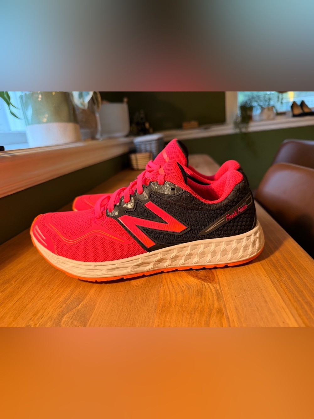 New Balance Pink and Black Women's Fresh Foam Venez Running Sneakers